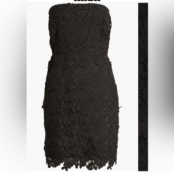 Sam Edelman Black Lace‎ Strapless Dress Mini dress size 0 NWT - Picture 5 of 5
